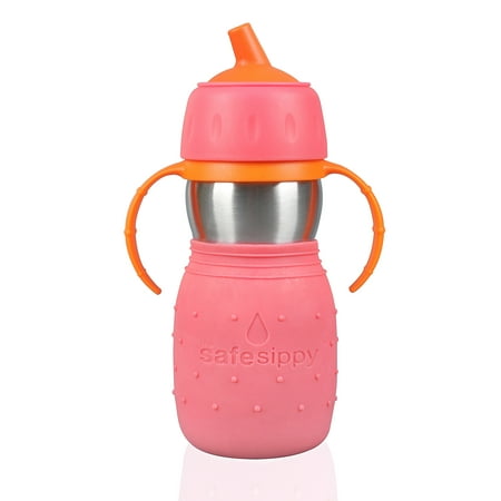 Kid Basix by New Wave Safe Sippy - Stainless Steel Sippy Cup for Baby & Toddler