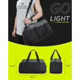thumbnail image 3 of Bolsa de viaje para gimnasio BAGSMART, plegable, para viajes de fin de semana, color negro, 3 of 8