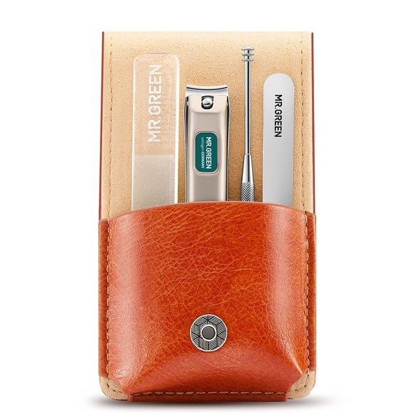 Set de manicura portátil MR.GREEN de acero inoxidable con estuche