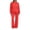 Red, variant on Women Oversized Sweatsuit Set Solid Crew Neck Sweatshirt Wide Leg Pants Set Basic Soft Daily Casual Loungewear Tracksuit Sports Outfit Red S