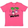 thumbnail image 3 of Inktastic Turnip the Music Partying Vegetables Youth T-Shirt, 3 of 5