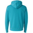 thumbnail image 2 of Independent Trading Co. Hooded Sweatshirt, L, Turquoise Heather, 2 of 3