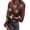 Red(Buffalo Plaid Snowflake Print), variant on Christmas Shirts for Women Long Sleeve Vintage Slim Fit Ribbed Novelty Xmas Christmas Graphic Underwear Tops Trendy Fall Basic Holiday Crew Neck Casual T-Shirts