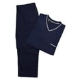 thumbnail image 1 of Nero Perla Blue Cotton Pajama Set (XL), 1 of 1