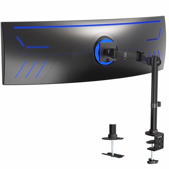 VIVO Single Ultrawide Monitor Desk Mount Stand for Computer Screens up to 49"