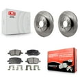 thumbnail image 1 of Transit Auto Rear Disc Brake Rotors and Semi-Metallic Pads Kit for Car Pontiac Montana Chevrolet Uplander Buick Terraza Saturn Relay K8F-101534, 1 of 11