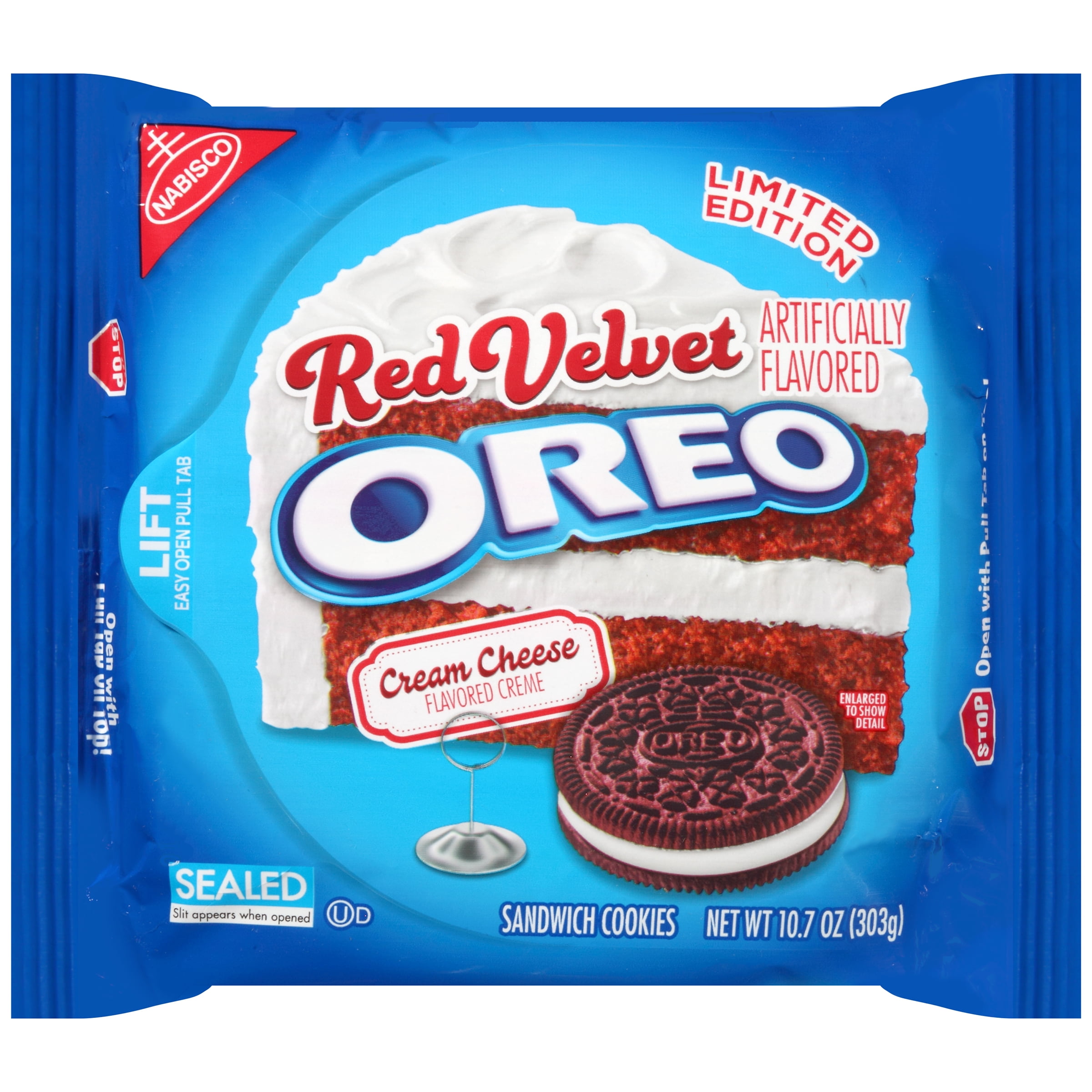 Nabisco Oreo Red Velvet Sandwich Cookies 12 Oz Walmart Com Walmart Com
