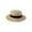 Black, variant on Unisex Wide Straw-Hat Straw Sunshade Panama Roll Up Fedora Beach Sun Hat