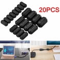 thumbnail image 2 of Ferrite Core Clips 22-Piece Ferrite Core Choke Set - EMI RFI Noise Suppressor For Cables (3.5mm To 13mm) Cable Interference Filter 2 of 9
