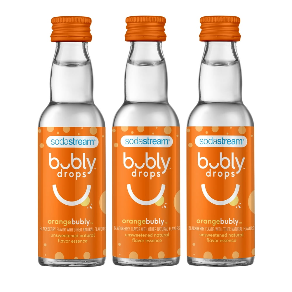 SodaStream bubly drops Orange 3 pack, 3 Count, 440 mL