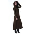 thumbnail image 2 of Moomaya Womens Long Sleeve Pullover Hoodie Maxi Dress Pockets Casual Long Dresses, 2 of 7