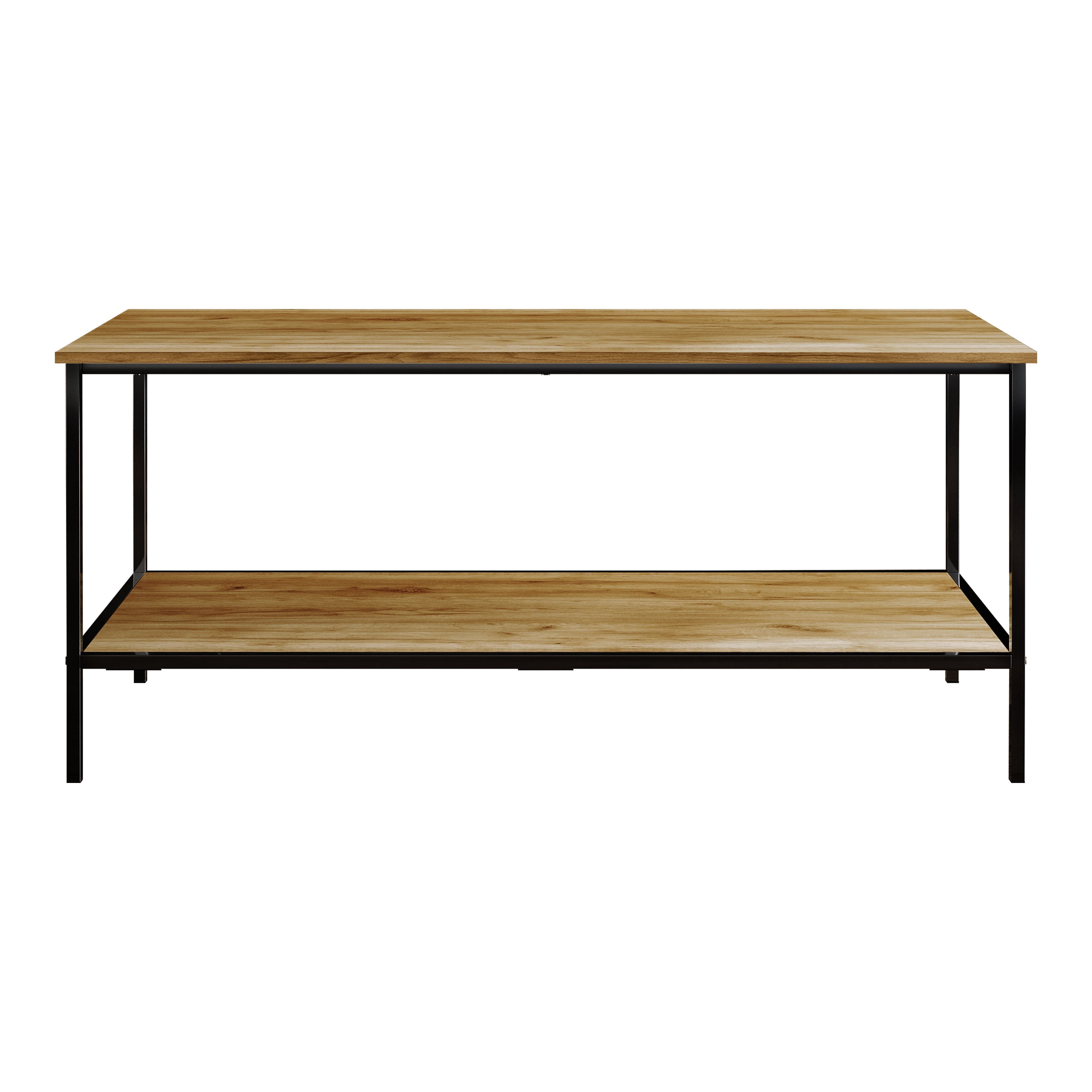 Castle Place Elegance 3- Pieces Coffee Table Set, Light Oak