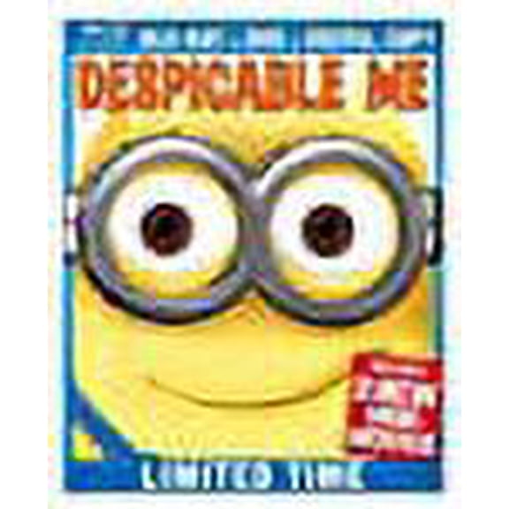 Despicable Me LIMITED EDITION With Goggles Includes Blu-ray, DVD and Digital Copy