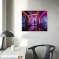 thumbnail image 3 of Nawypu Vaporwave Poster Synthwave Wall Art Futuristic 80s Retro Game Room Decor Poster Decorative Painting Canvas Wall Art Living Room Posters Bedroom Painting, 3 of 4