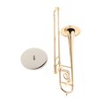 thumbnail image 3 of Instrumento Musical Trombón miniatura Yuyangstore regalo para niños, 3 of 8