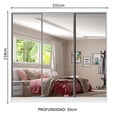 thumbnail image 3 of Ropero Closet Madesa Royale 3 Puertas Con Espejos Blanco 1, 3 of 5