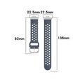 thumbnail image 4 of Correa De Reloj De Repuesto De Silicona Suave Compatible Con Huawei Watch Fit Smart Watch Yuarrent EL016932-06, 4 of 5