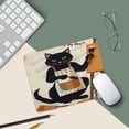 thumbnail image 5 of Funny Black Cat Print Mouse Pad, Cat Mouse Pad, Cat Gifts,Office Desk Accessories,Desk Decor, Rectangle Non-Slip Rubber, Stitched Edge,Funny Office Presents 8"x10", 5 of 8