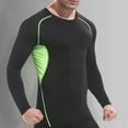 thumbnail image 2 of Athletic Shirts for Men Slim Fit Long Sleeve Shirts Gym Running Workout Activewear, 2 of 4