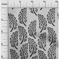 thumbnail image 1 of oneOone Cotton Jersey Black Fabric Leaves Block Sewing Fabric By The Yard Printed Diy Clothing Sewing Supplies 58 Inch Wide, 1 of 4