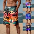 thumbnail image 2 of CHENge Big Men's Swim Trunks Lightweight Solid Color Quick Dry Spring Break Swim Trunks with Pockets Stretch Fabric Beach Wear, 2 of 6