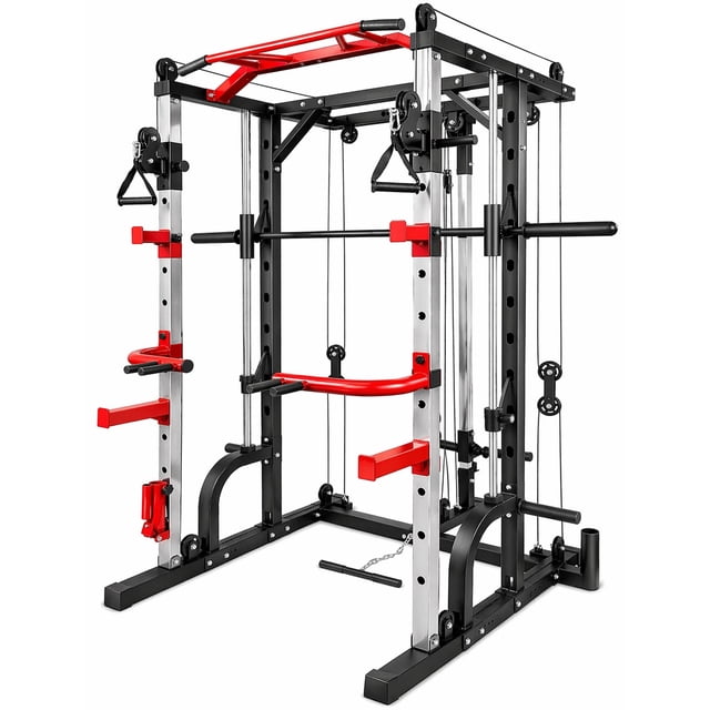 Jaula Smith Gimnasio Multifuncional Power Rack Poleas