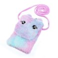 thumbnail image 1 of Plush Messenger Bag Unicorn Crossbody Bag Kawaii Purse Cellphone Shoulder Bags for Girls Women, 1 of 4