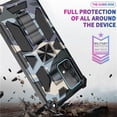 thumbnail image 5 of Case for Galaxy S20,Camouflage Military Car Holder Protection [Built-in Kickstand] Magnetic Heavy Duty TPU+PC Shockproof Phone Case for Samsung Galaxy S20 5G,6.2 inch 2020 (Navy), 5 of 12