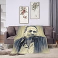 thumbnail image 4 of Jeffrey Dean Morgan Blanket Soft and Warm Lightweight Fluffy Throws Blankets Rug Carpet Gift for Beach Yoga Bedroom Living Room Decoration Sofa Camping Trip Dorm Decor All Season, 4 of 6