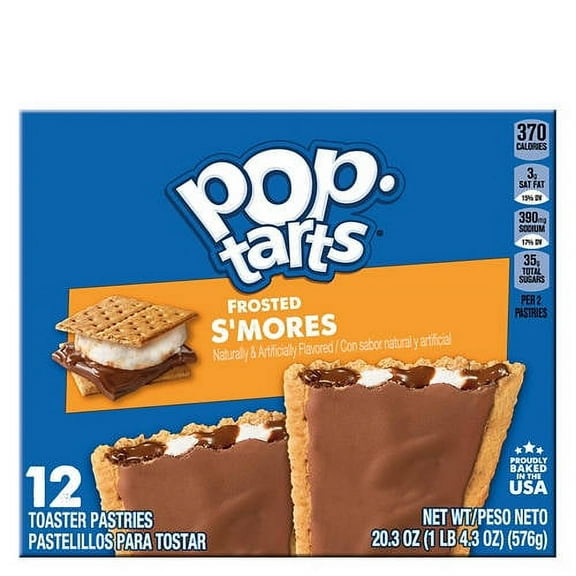 Pop-Tarts Frosted S'mores Toaster Pastries, 12 Count