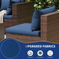thumbnail image 3 of UDPATIO Patio Furniture Sets, Modular Rattan Outdoor Patio Sectional Furniture Sofa Set, Wicker Patio Conversation Set for Backyard,9PCS, 3 of 9
