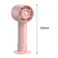 thumbnail image 4 of GUOOL Handheld Mini Fan 3 Speeds Adjustable Personal Fan for Travel Office Summer Pink, 4 of 9