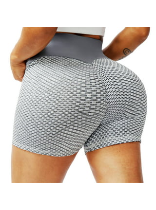 Women Athletic Active Yoga Short Shorts Booty Shorts Mini Hot Pants Sport  Leggings Quick Dry Activewear Workout Sweat Running Shorts with pockets