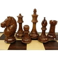 thumbnail image 7 of 4 Q- 4" King Staunton Giant Bridled Knight Acacia Wood Chess Men Set -NO BOARD, 7 of 7