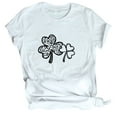 thumbnail image 5 of Guluxicc Womens T-Shirts Casual Crewneck Short Sleeve Tees St Patricks Day Pullovers Cute Tops for Women, L, 5 of 7