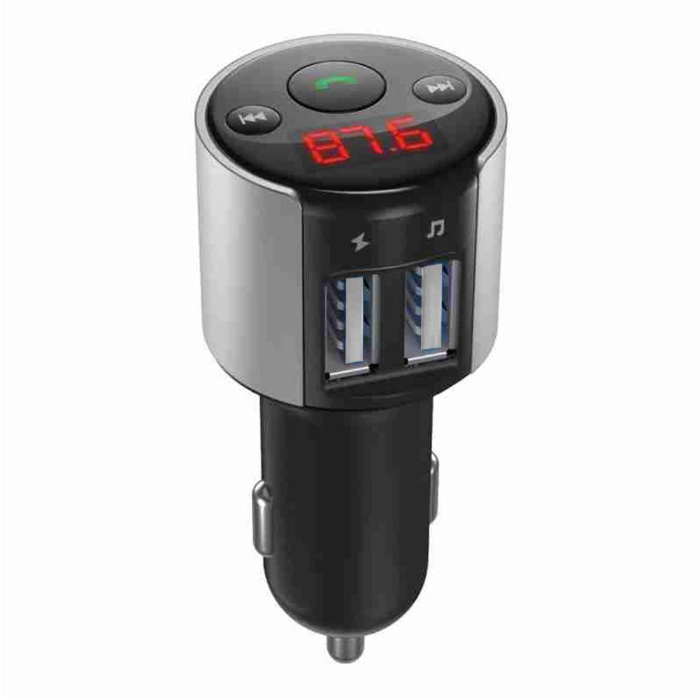 Wireless Bluetooth Handsfree FM Transmitter Car Kit Stereo MP3 Dual USB Charger