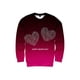 thumbnail image 3 of Día de San Valentín Blusa para mujer Manga larga Love Eement Prints Camiseta con cuello redondo Sudadera XBTCLXEBCO Corazón fucsia, CH, 3 of 6