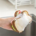 thumbnail image 4 of ¡Ofertas Únicas!, Esponja para lavar platos descontaminante, esponja con forma de sándwich de pan, adorable esponja de limpieza espesa, cepillo para lavar platos para limpiar la cocina Akmoler, 4 of 9