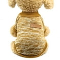 thumbnail image 2 of TELOLY Dog Clothes,Keeps Pet Comfortable Dog Clothes for Small Dogs,Non-Restrictive Lightweight Dog Sweatshirt,Khaki,S, 2 of 4
