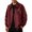 Red, variant on Mens Rain Jackets Waterproof With Hood Workwear Flight Jacket Windbreaker Vintage Functional College Style Packable Rain Jacket
