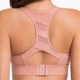 thumbnail image 5 of Gfyviroh Women's Wirefree Sports Bras Breathable Seamless Back-Closure Racerback Bras Patchwork Push Up Yoga Bra, 5 of 8