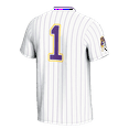 thumbnail image 3 of Unisex GameDay Greats #1 White ECU Pirates Lightweight Softball Jersey, 3 of 4