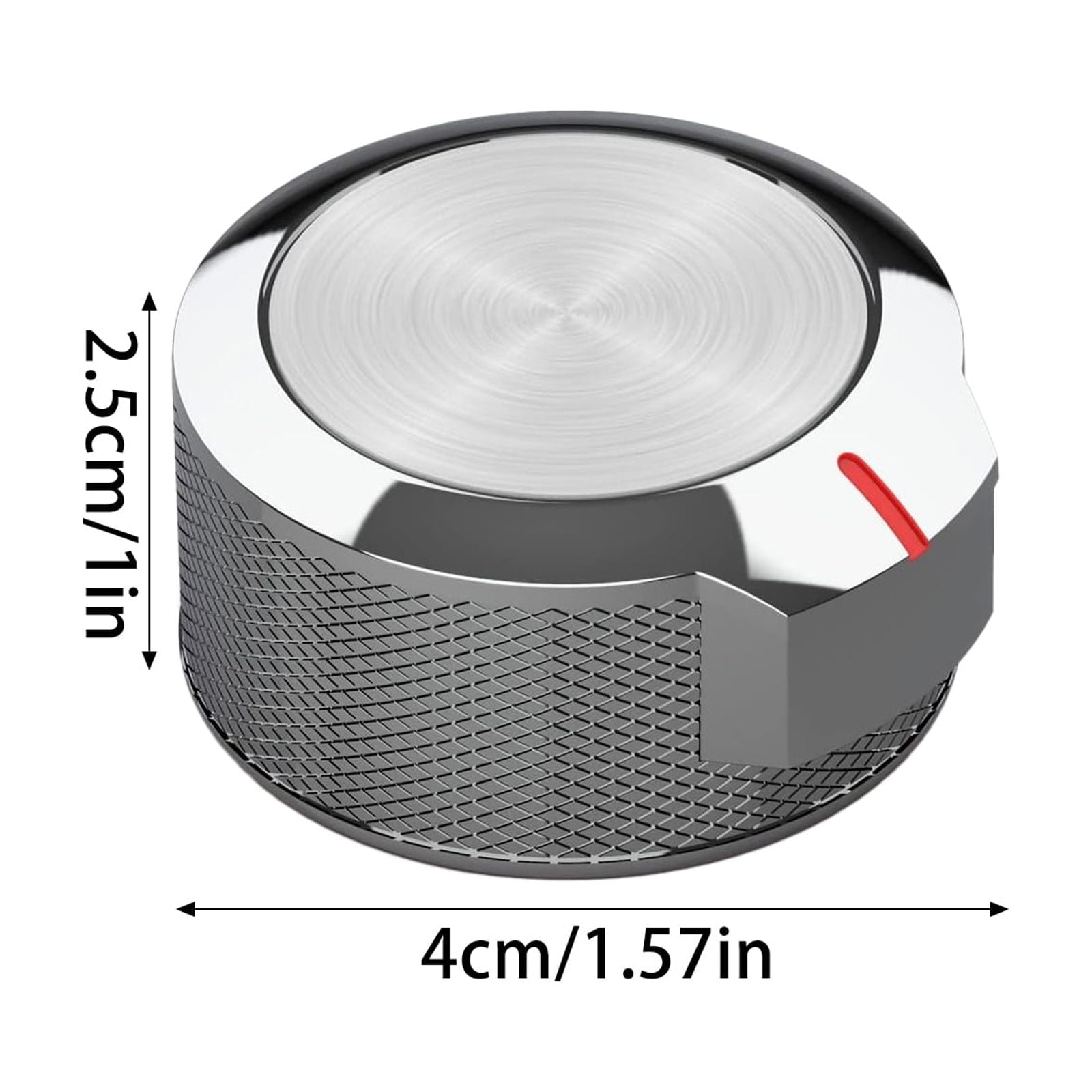 Stove Knob Compatible for W10823529 YKFED500EBS0 KFED500EWH05 KFED500EBS05 YKFED500EBS5 Control Knobs Burners Oven