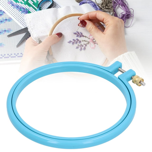 Senjay Cercle de Broderie Coloré en Point de Croix, Cercle de Broderie en Point de Croix pour la Couture pour la Couture