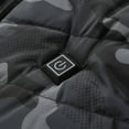 thumbnail image 5 of LEKDFST Heated Vest for Men 9 Heat Zones Smart Electric Camouflage Zipper Heating Vest Rechargeable Battery Not Included Grey XXXXL, 5 of 7
