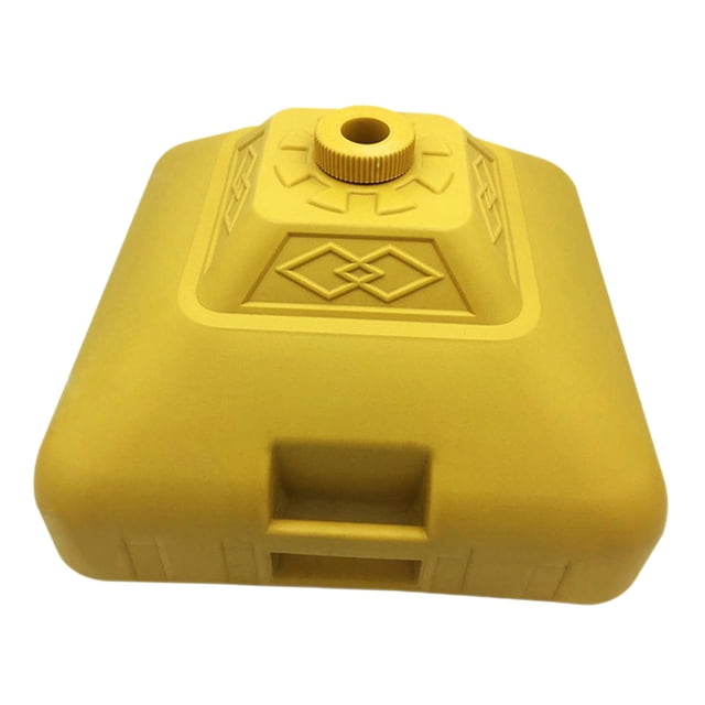 Base de sombrilla llena de agua, base de sombrilla estable, soporte para poste de sombrilla, soporte para sombrilla para césped, , Amarillo