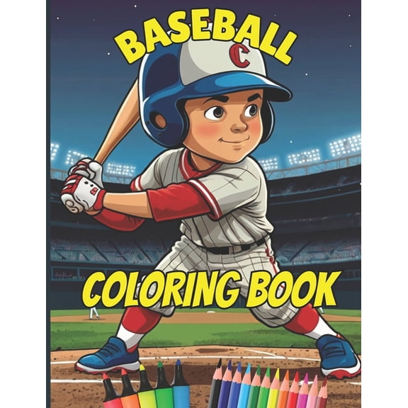 Baseball: Coloring Book, (Paperback)