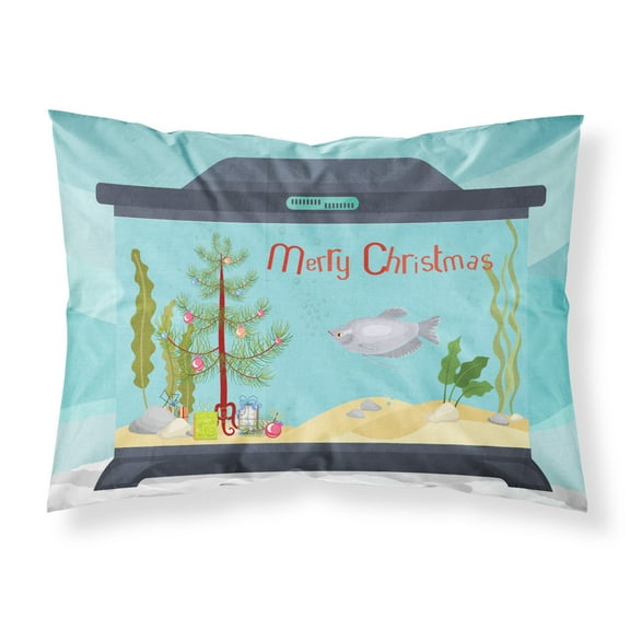 Moonlight Gourami Merry Christmas Fabric Standard Pillowcase