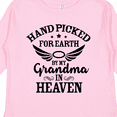 thumbnail image 4 of Inktastic Handpicked for Earth By My Grandma in Heaven Angel Wings Boys or Girls Long Sleeve Toddler T-Shirt, 4 of 5