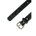 thumbnail image 2 of INSPIRE CHIC Womens Leopard Print Belt Faux Leather Casual Ladies Waist Belts For Jeans Pants Black, 2 of 4